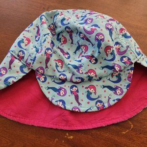 Mermaid sun hat toddler one size